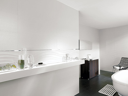 rivestimento bianco lucido